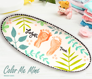 Color Me Mine - Culver City Tropical Baby Tray