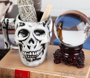 Color Me Mine - Culver City Antiqued Skull Mug