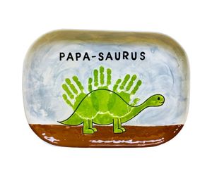 Color Me Mine - Culver City Papasaurus Plate