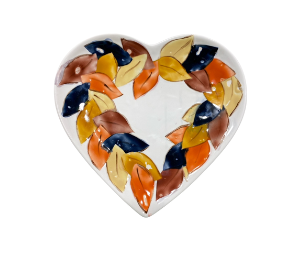 Color Me Mine - Culver City Leaf Wreath Plate