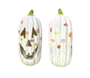 Color Me Mine - Culver City Floral Jack O' Lantern