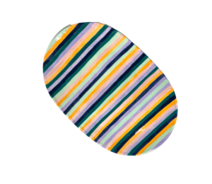 Color Me Mine - Culver City Stripes Platter