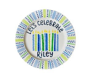 Color Me Mine - Culver City Let's Celebrate Plate