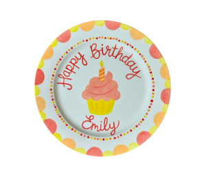 Color Me Mine - Culver City Birthday Cupcake Plate